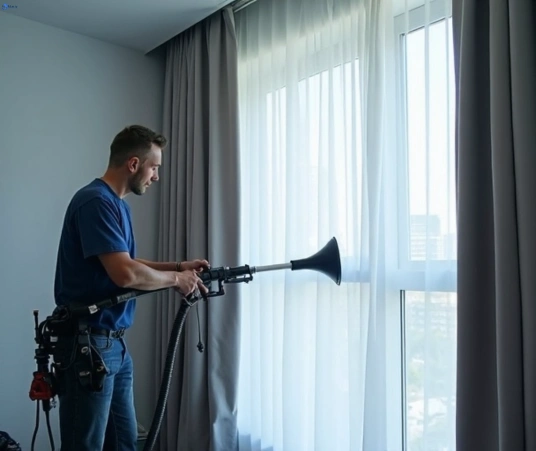 Professional commercial curtain cleaning process equipment Matty Curtain Cleaning donnybrook-vic